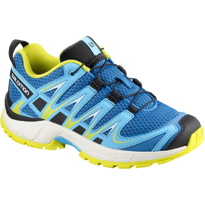 SALOMON XA PRO 3D J Philippines - Kids' Trail Running Shoes - Blue | 326149-XYF